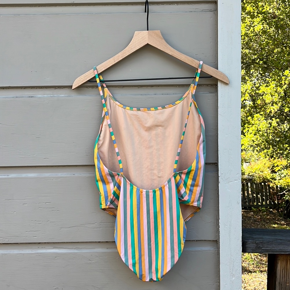 J. Crew Playa High Leg One Piece Swimsuit M - Picture 2 of 5